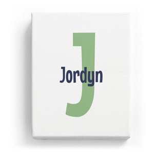 Jordyn Overlaid on J - Cartoony