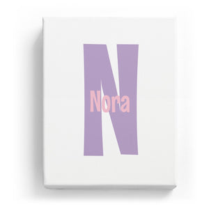 Nora Overlaid on N - Cartoony