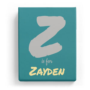Z is for Zayden - Artistic