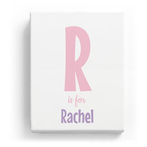 R is for Rachel - Cartoony
