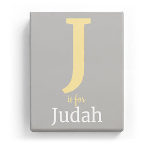 J is for Judah - Classic