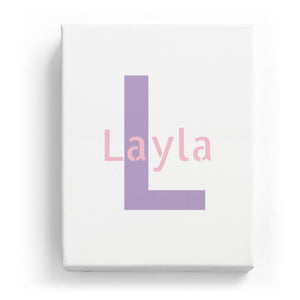 Layla Overlaid on L - Stylistic