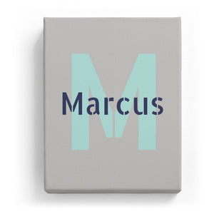 Marcus Overlaid on M - Stylistic