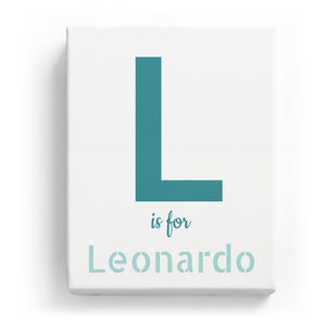 L is for Leonardo - Stylistic