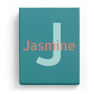 Jasmine Overlaid on J - Stylistic