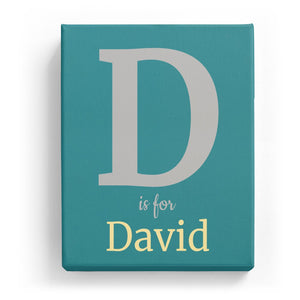 D is for David - Classic