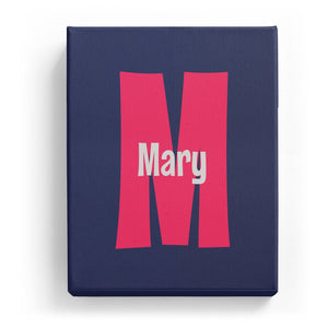 Mary Overlaid on M - Cartoony
