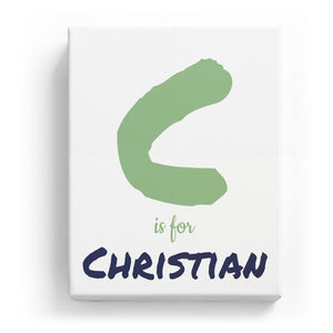 C is for Christian - Artistic