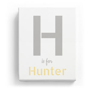 H is for Hunter - Stylistic