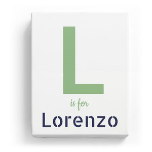L is for Lorenzo - Stylistic