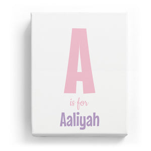 A is for Aaliyah - Cartoony