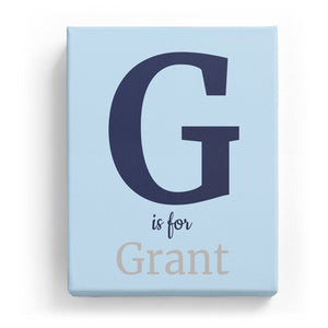 G is for Grant - Classic