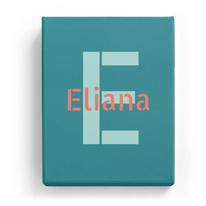 Eliana Overlaid on E - Stylistic