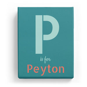 P is for Peyton - Stylistic