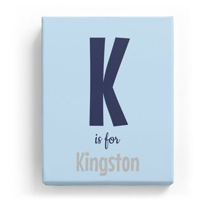 K is for Kingston - Cartoony