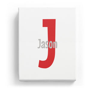 Jason Overlaid on J - Cartoony