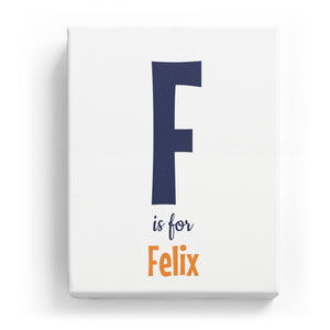 F is for Felix - Cartoony