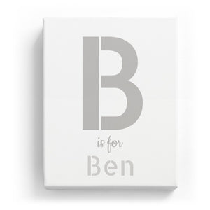 B is for Ben - Stylistic