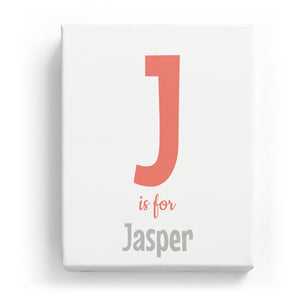 J is for Jasper - Cartoony