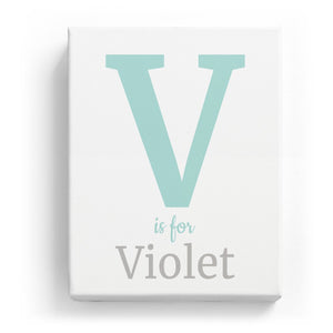V is for Violet - Classic