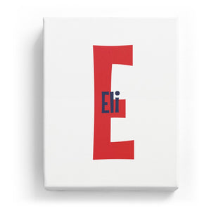 Eli Overlaid on E - Cartoony