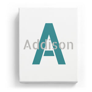 Addison Overlaid on A - Stylistic