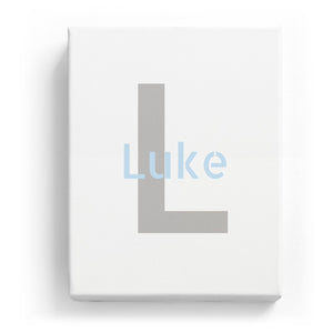 Luke Overlaid on L - Stylistic