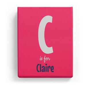 C is for Claire - Cartoony