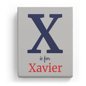 X is for Xavier - Classic