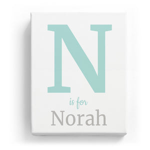N is for Norah - Classic