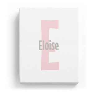 Eloise Overlaid on E - Cartoony