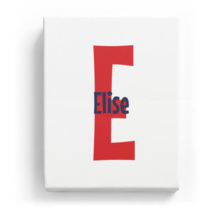 Elise Overlaid on E - Cartoony