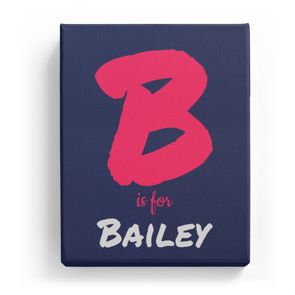 Bailey's Personalized Canvas Art