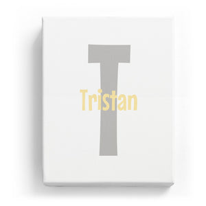 Tristan Overlaid on T - Cartoony