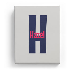 Hazel Overlaid on H - Cartoony