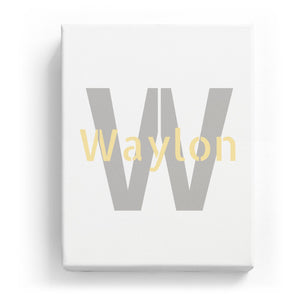 Waylon Overlaid on W - Stylistic