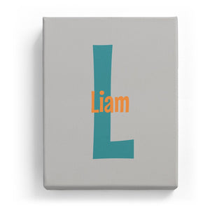 Liam Overlaid on L - Cartoony