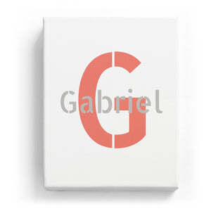 Gabriel Overlaid on G - Stylistic