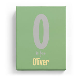 O is for Oliver - Cartoony