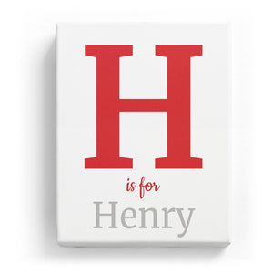 H is for Henry - Classic