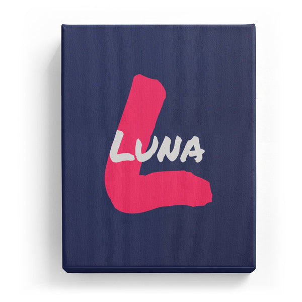 Luna Overlaid on L - Artistic
