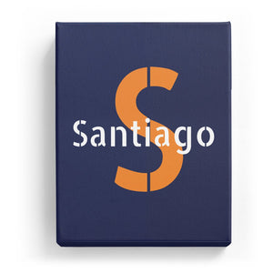 Santiago Overlaid on S - Stylistic