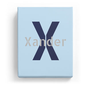 Xander Overlaid on X - Stylistic