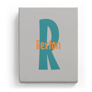 Rexton Overlaid on R - Cartoony