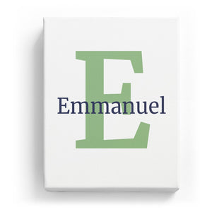 Emmanuel Overlaid on E - Classic