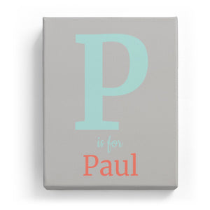 P is for Paul - Classic