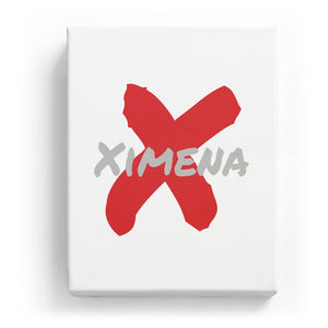 Ximena Overlaid on X - Artistic