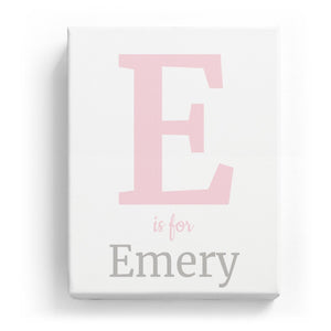 E is for Emery - Classic