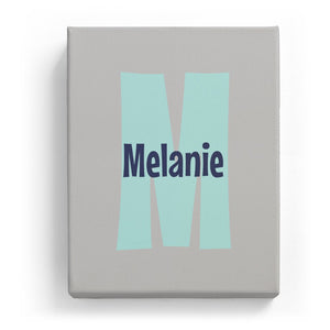 Melanie Overlaid on M - Cartoony