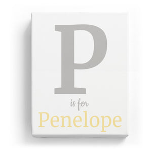 P is for Penelope - Classic